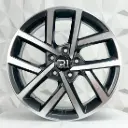 RIN 17X7 5-112 R1 SPORT 7063 GUNMETAL MACHINE FACE ET49 CB57.1