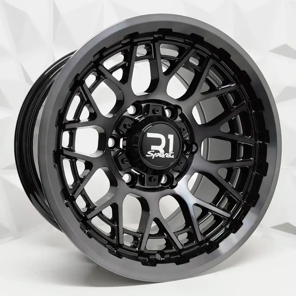 RIN 15X8 6-139.7 R1 SPORT RGW508 BMF+BLACK ET0 CB110 