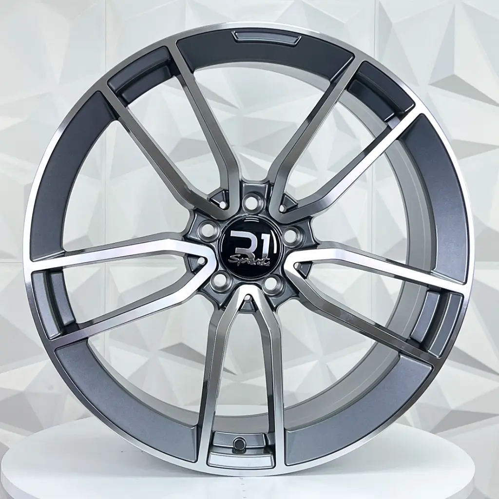 RIN 20X8.5 5-112 R1 SPORT A371F GUNMETAL MACHINED FACE ET45 CB66.6