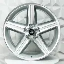 RIN 24X9.5 5-127 R1 SPORT LE5118 SILVER MACHINE FACE ET15 CB78.1