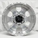 RIN 15X7 6-139.7 R1 SPORT JA195 SILVER MACHINE FACE ET-2 CB108.2