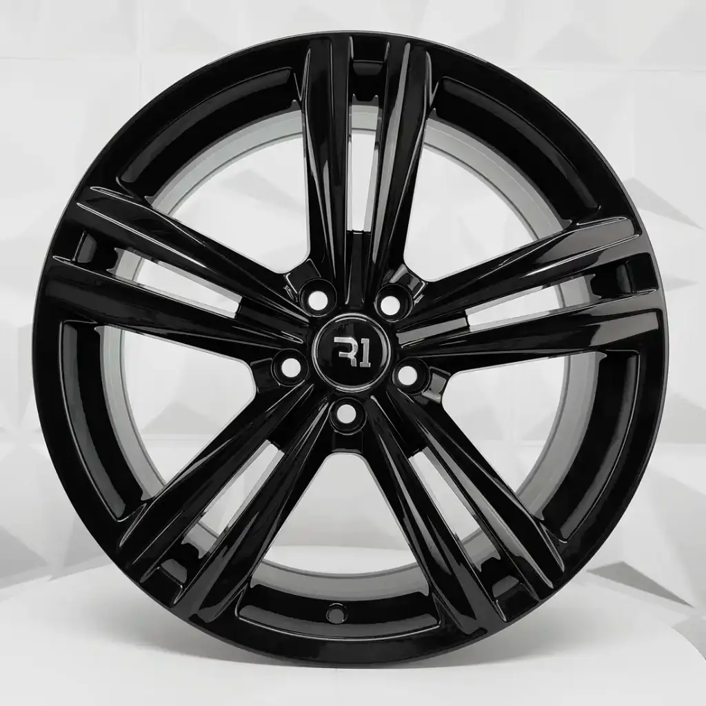 RIN 17X7 4-100 R1 SPORT QC2001 BLACK ET35 CB73.1