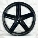 RIN 22X10.5 5-114.3 R1 SPORT 2762 GLOSS BLACK ET25 CB73.1