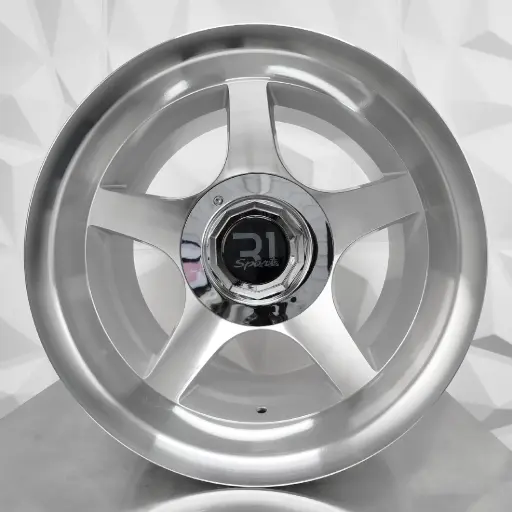 [172608] RIN 17X11 5-139.7 R1 SPORT M5928 SILVER MACHINE FACE+LIP ET-45 CB110.2